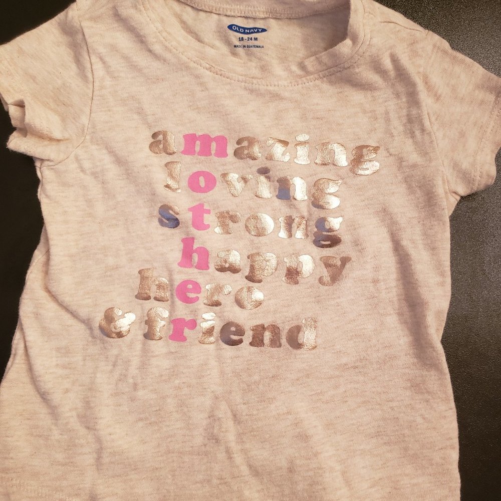 *10/$15* Old Navy 18-24 mo. shirt